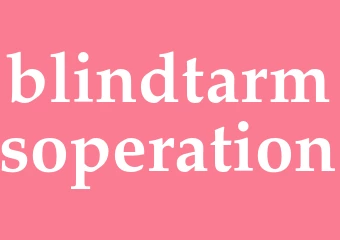 Synonym blindtarmsoperation