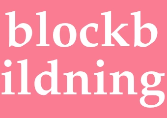 Synonym blockbildning