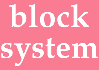 Synonym blocksystem