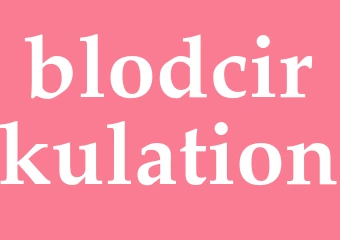 Synonym blodcirkulation