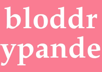 Synonym bloddrypande