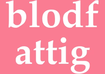 Synonym blodfattig