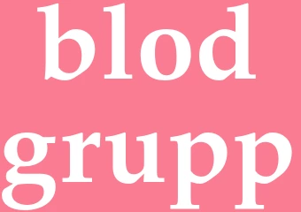 Synonym blodgrupp