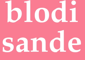 Synonym blodisande