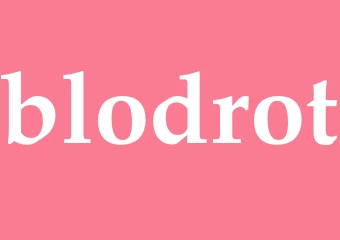 Synonym blodrot