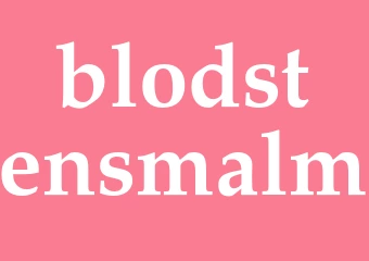Synonym blodstensmalm