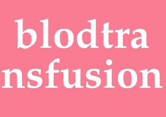 Synonym blodtransfusion