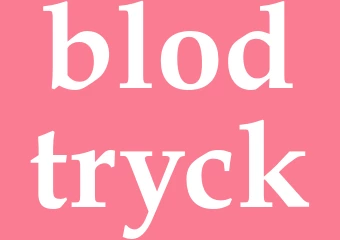 Synonym blodtryck
