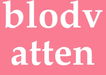 Synonym blodvatten