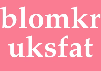 Synonym blomkruksfat