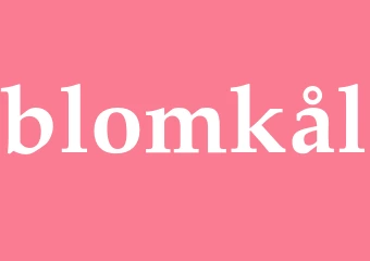 Synonym blomkål