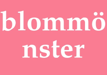 Synonym blommönster