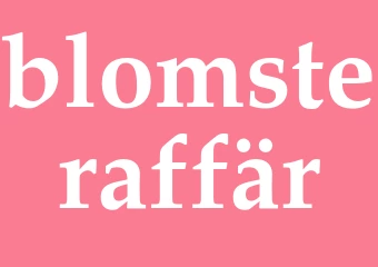 Synonym blomsteraffär