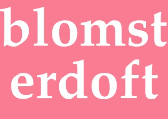 Synonym blomsterdoft