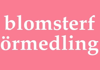 Synonym blomsterförmedling