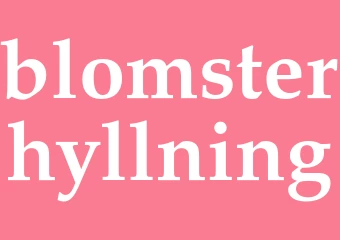 Synonym blomsterhyllning