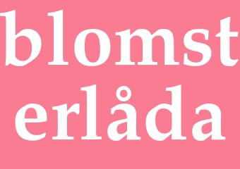 Synonym blomsterlåda
