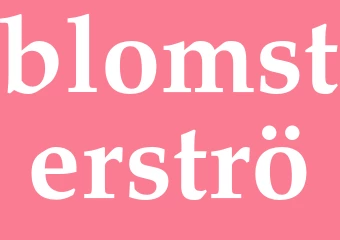 Synonym blomsterströ