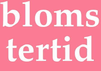 Synonym blomstertid
