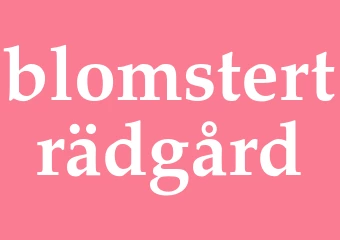 Synonym blomsterträdgård