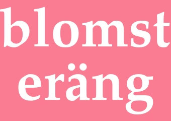 Synonym blomsteräng