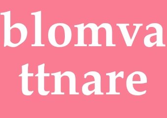 Synonym blomvattnare