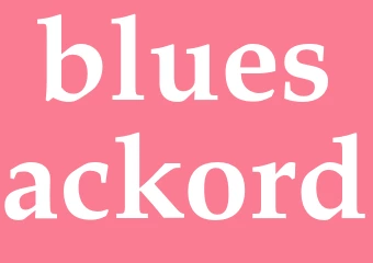 Synonym bluesackord