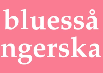 Synonym bluessångerska