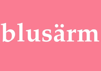 Synonym blusärm