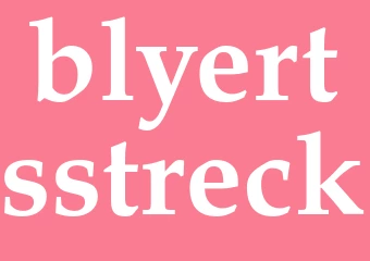 Synonym blyertsstreck