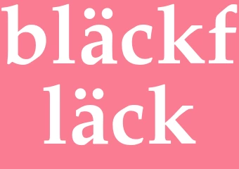 Synonym bläckfläck