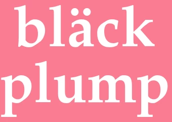 Synonym bläckplump