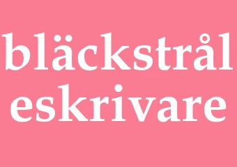 Synonym bläckstråleskrivare