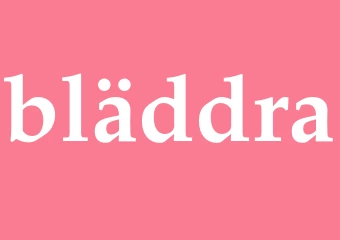 Synonym bläddra