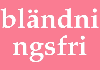 Synonym bländningsfri