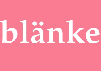 Synonym blänke