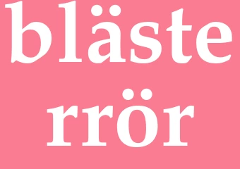 Synonym blästerrör