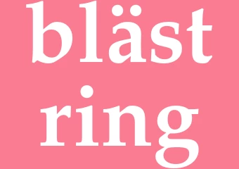 Synonym blästring