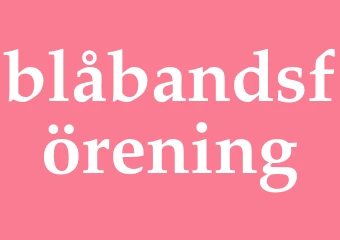 Synonym blåbandsförening