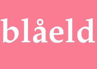 Synonym blåeld