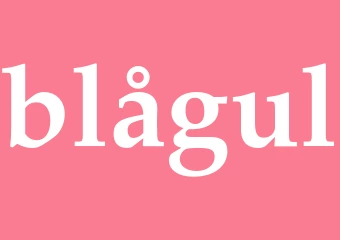 Synonym blågul