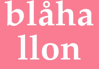 Synonym blåhallon