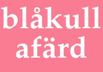 Synonym blåkullafärd