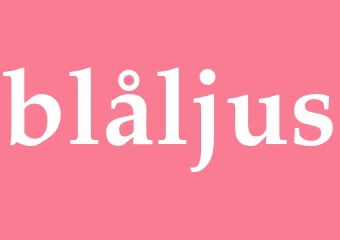 Synonym blåljus