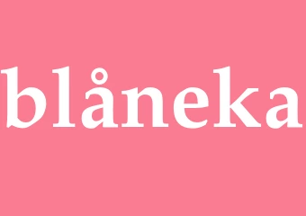 Synonym blåneka