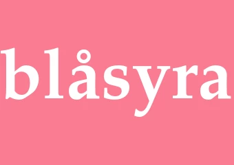 Synonym blåsyra