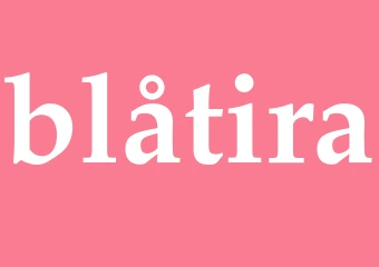 Synonym blåtira