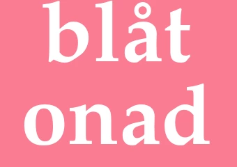 Synonym blåtonad