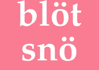Synonym blötsnö