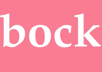 Synonym bock